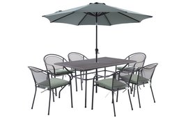 Lisbon 6 Seater Grey