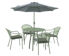 Lisbon 4 Seater green