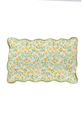 Floral wavy cushion