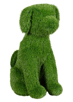 Grass labrador decoration