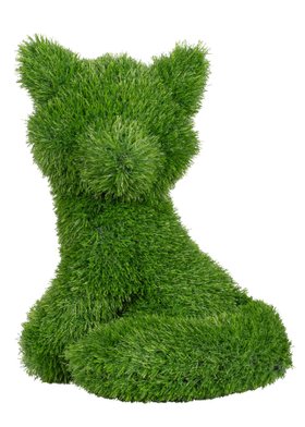 Grass fox decoration