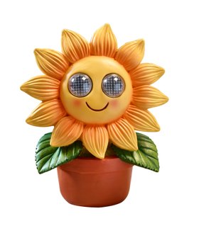 Blinkin' Sunflower solar light