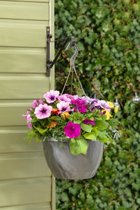 Spring Hanging Pots Lifestyle