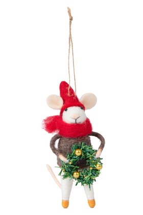 Felt Mouse Hanging Decoration