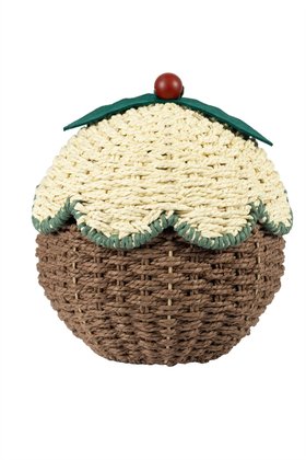 Christmas pudding basket