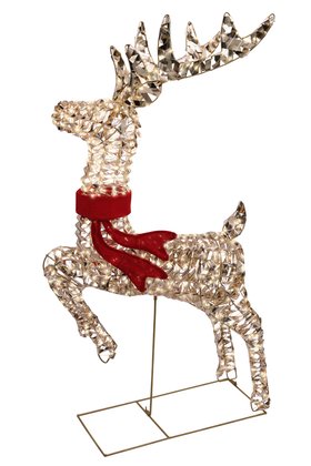 LED Flashing Effect Reindeer 1m