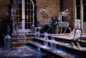 Winter Wonderland outdoor lighting
