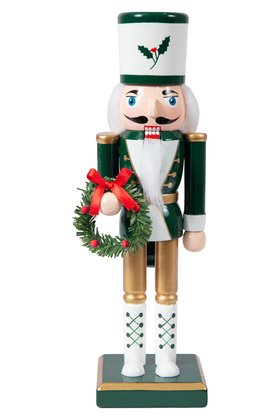 Nutcracker With Wreath