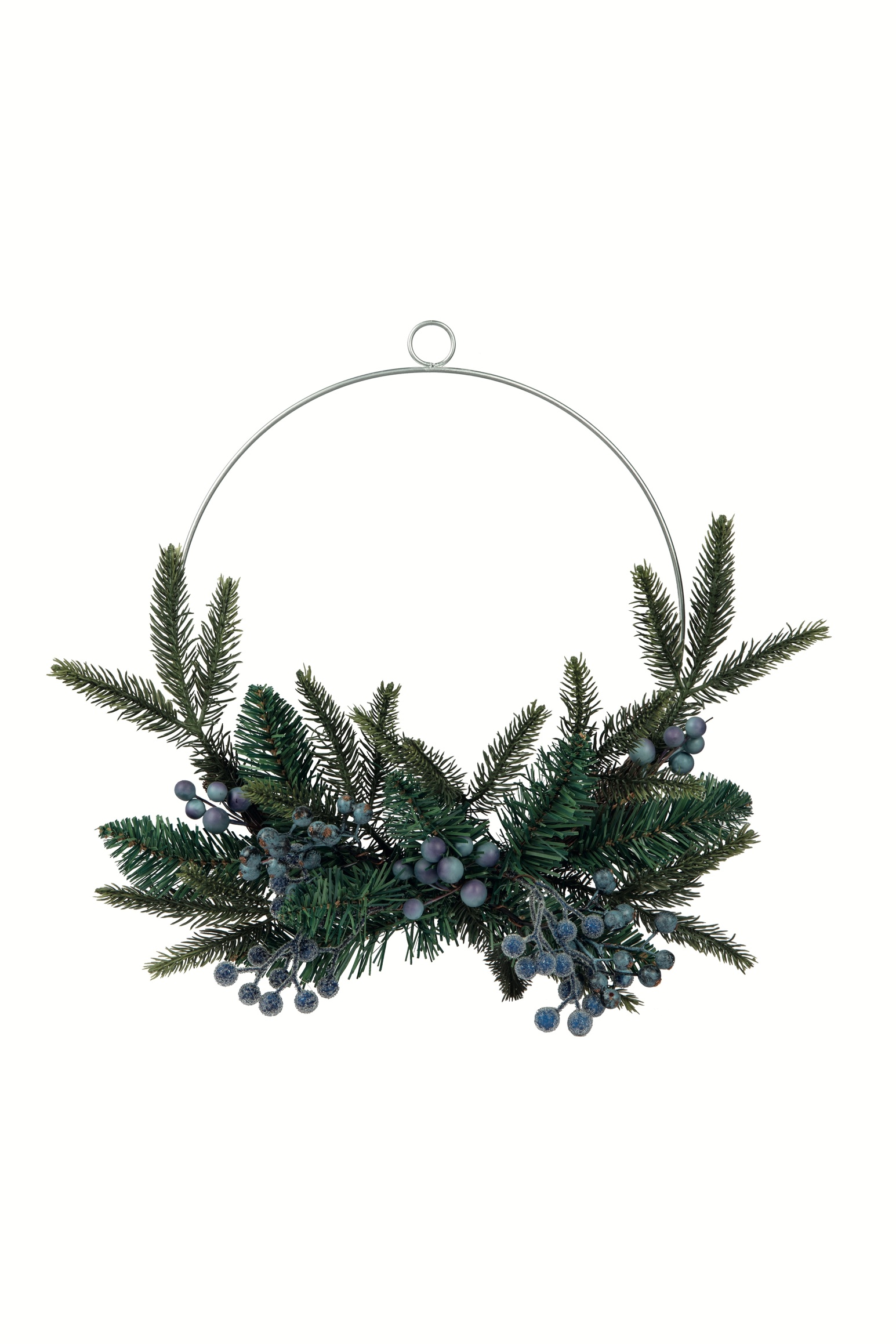 Blueberry half wreath (50cm)