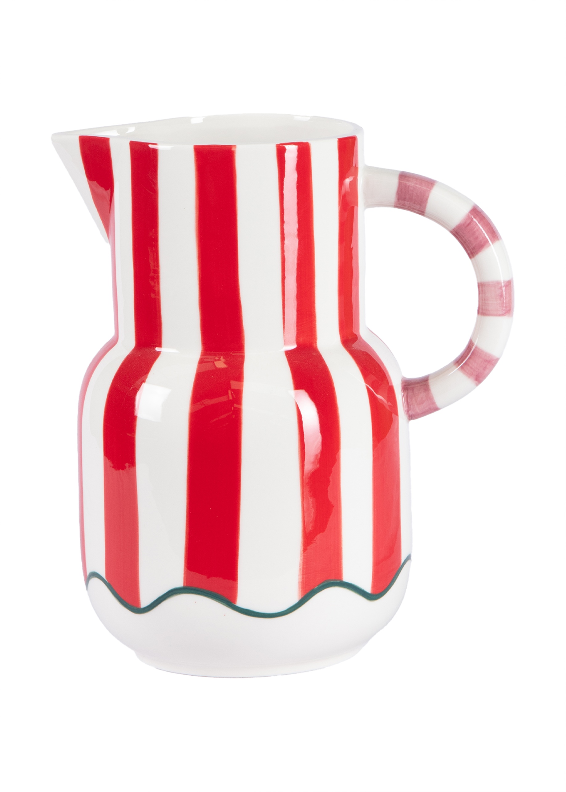 Red stripe jug
