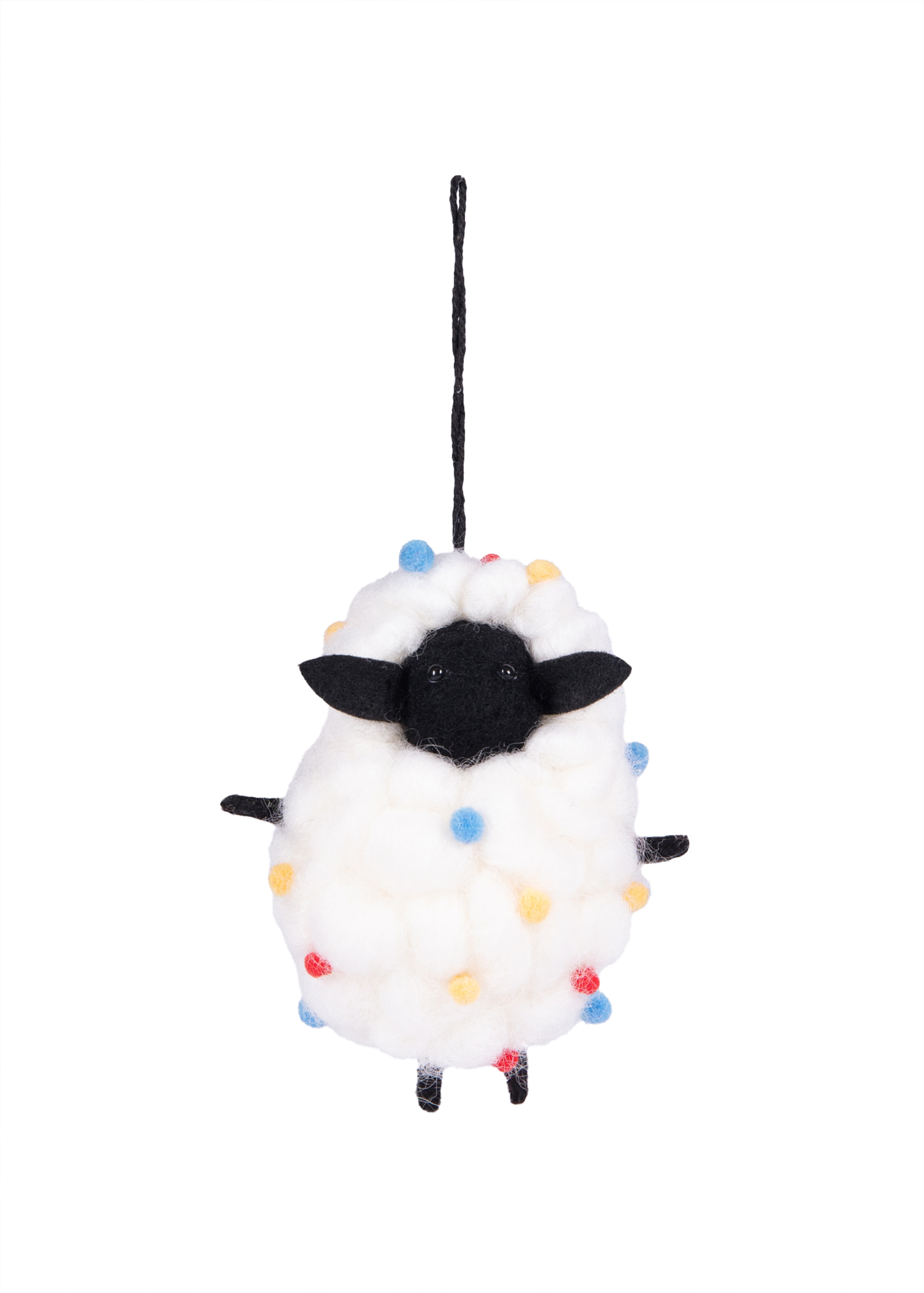 Felt sheep decoration