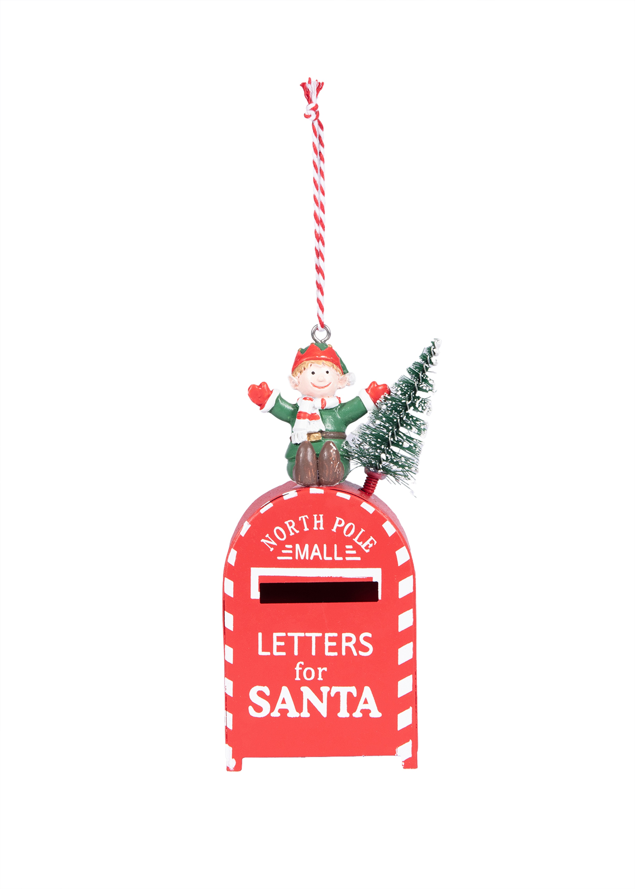 Santa mailbox decoration