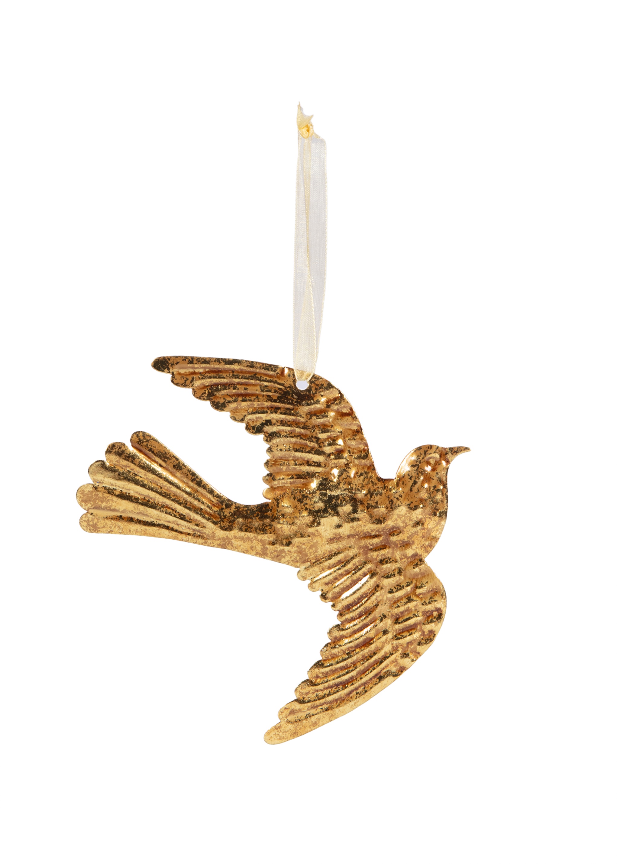 Gold bird decoration