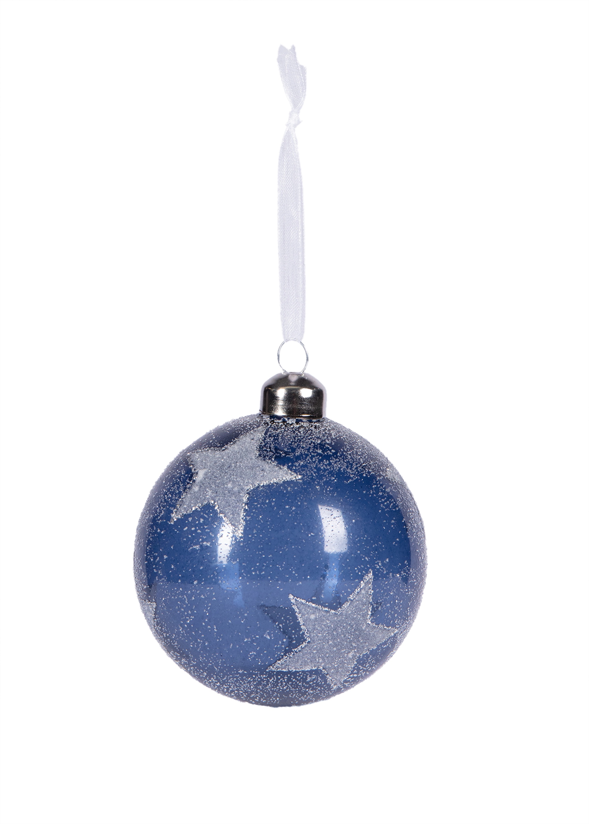 Blue star bauble