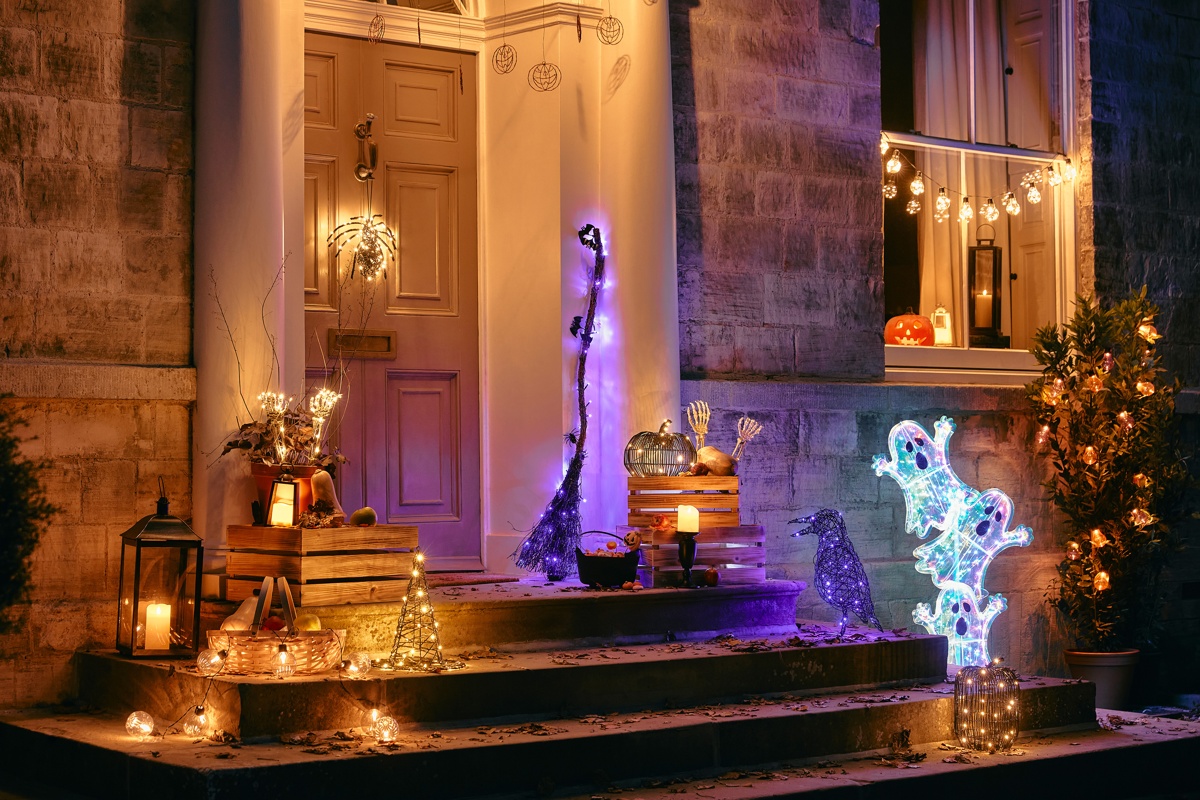 Halloween doorway