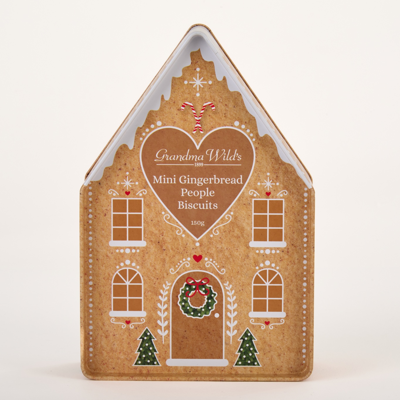 Gingerbread house tin
