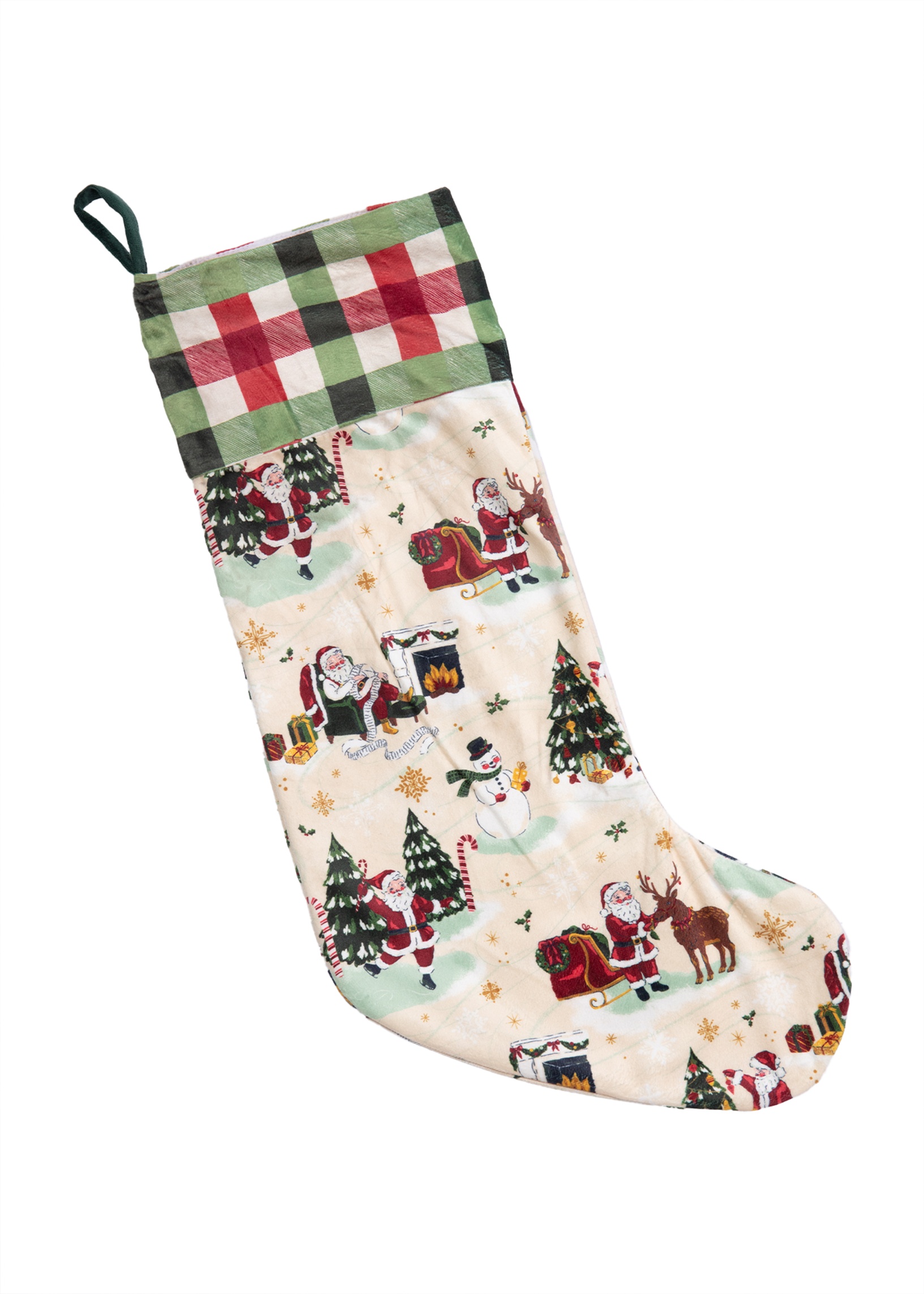 Jolly Santa stocking
