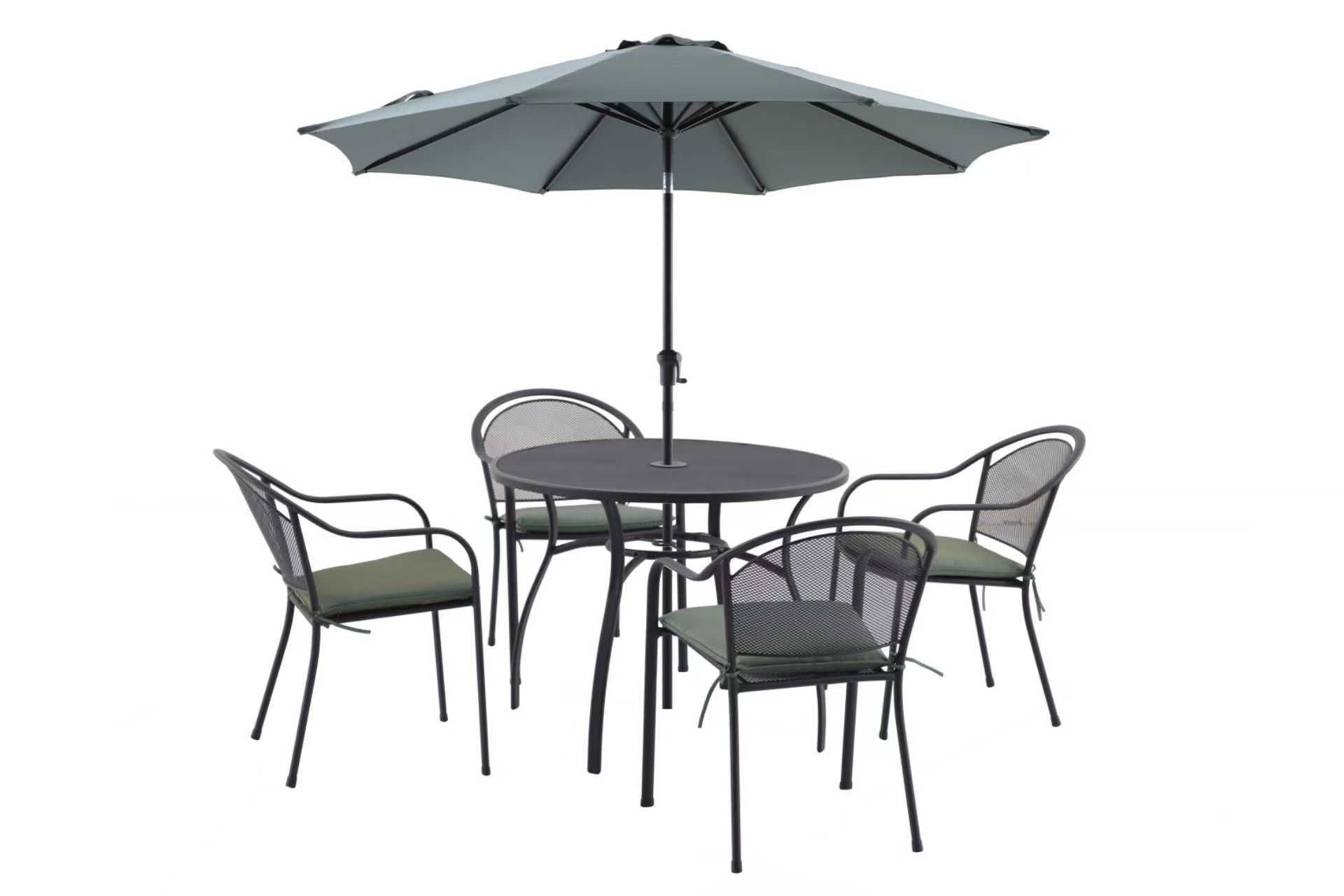 Lisbon 4 Seater Grey