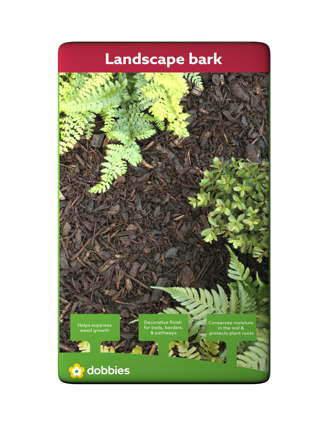 Dobbies Own Brand Landscape Bark 90L