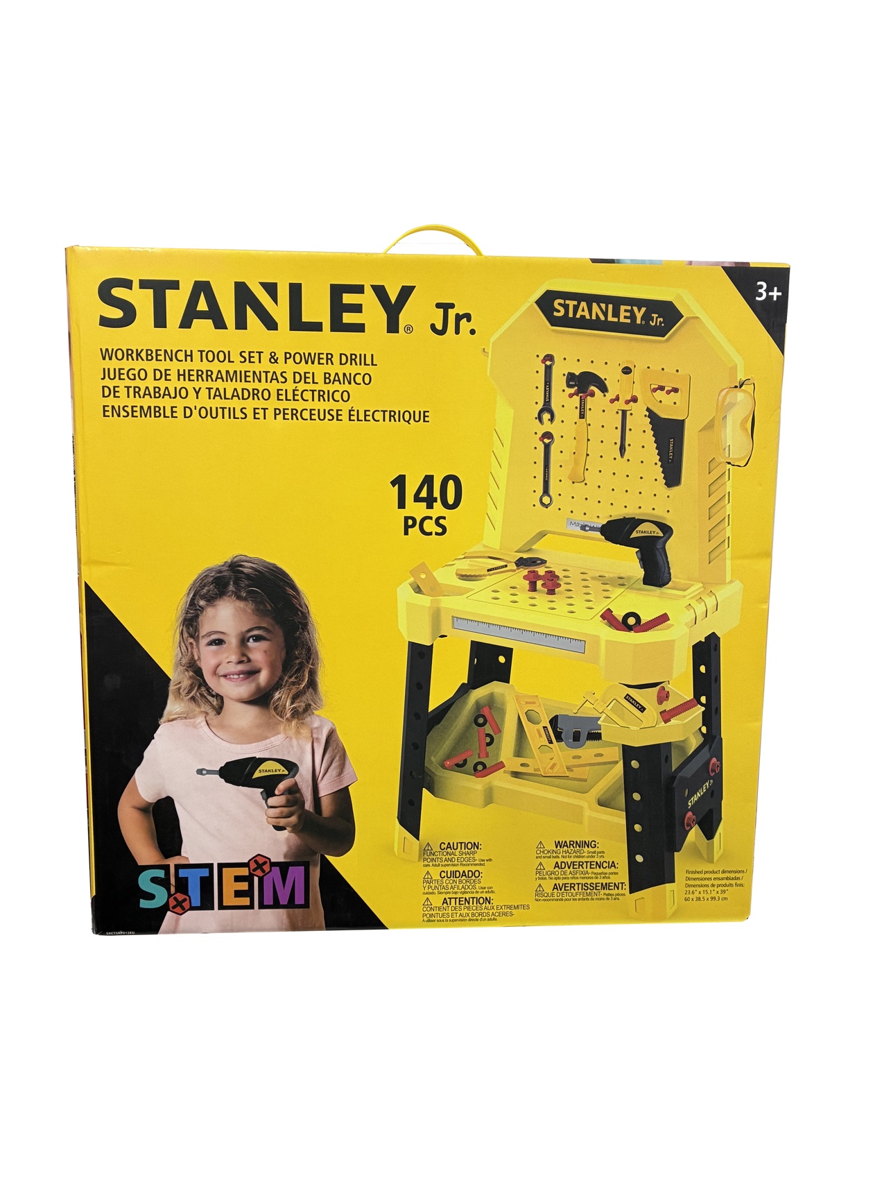 Stanley Jr Pretend Play Workbench, Drill And Toolset