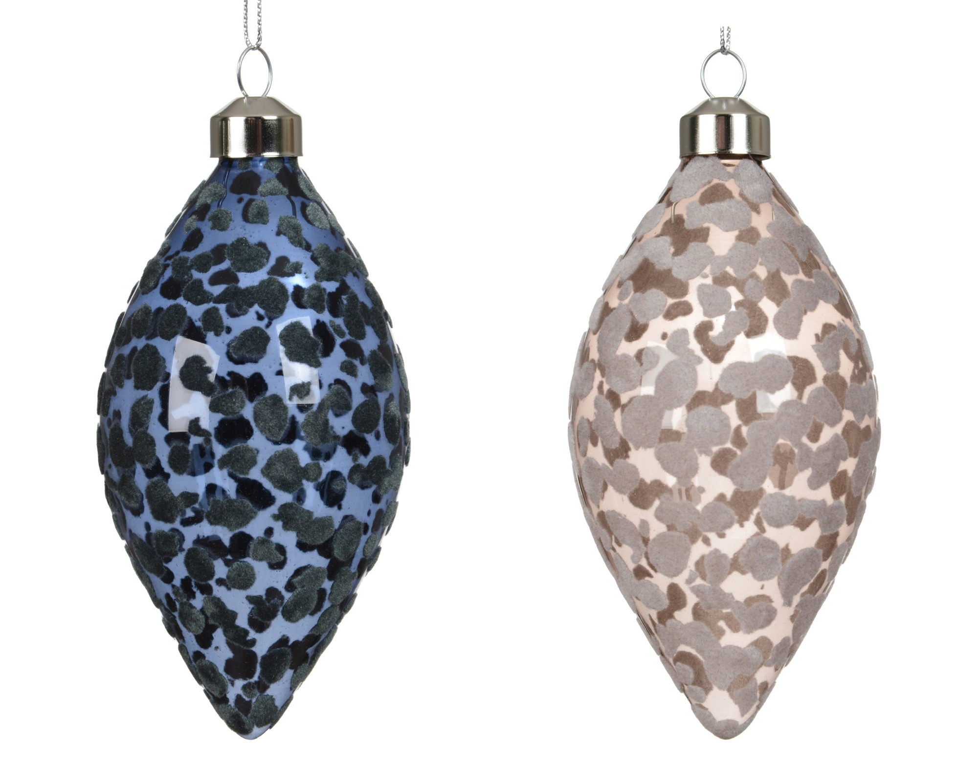 Olive Glass Baubles