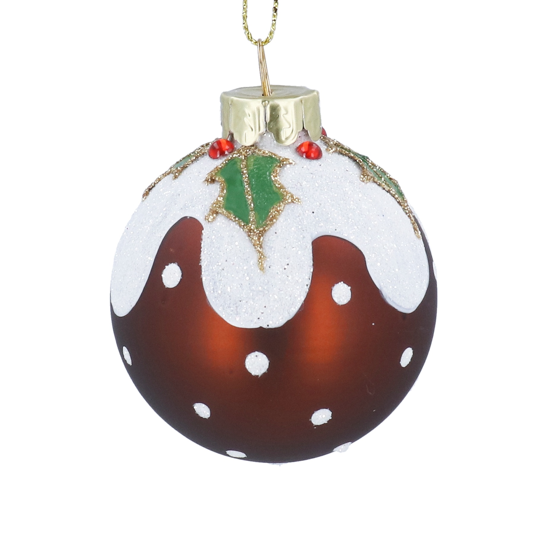 Christmas Pudding Ball Decoration