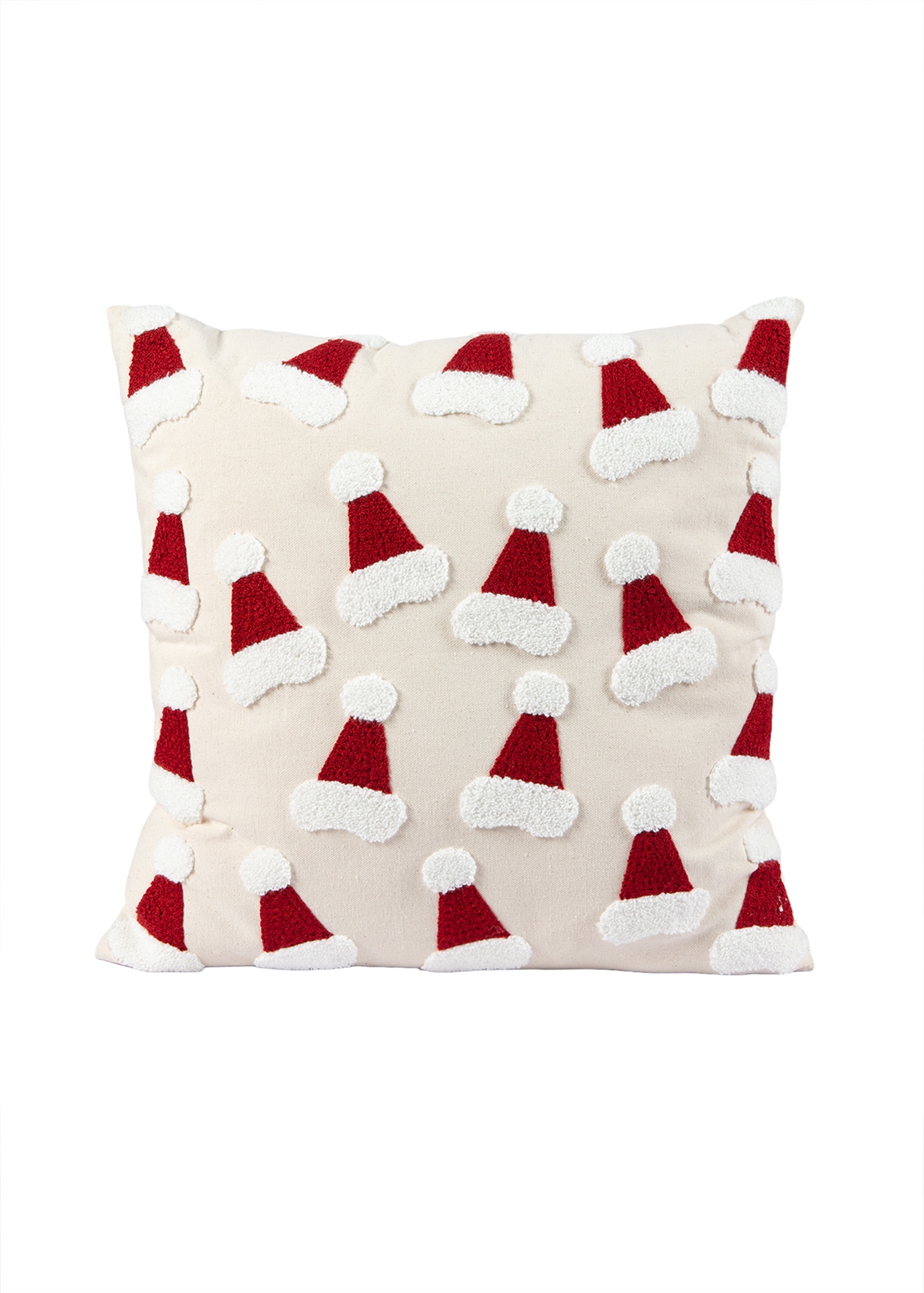 Emroidered Santa Hats cushion