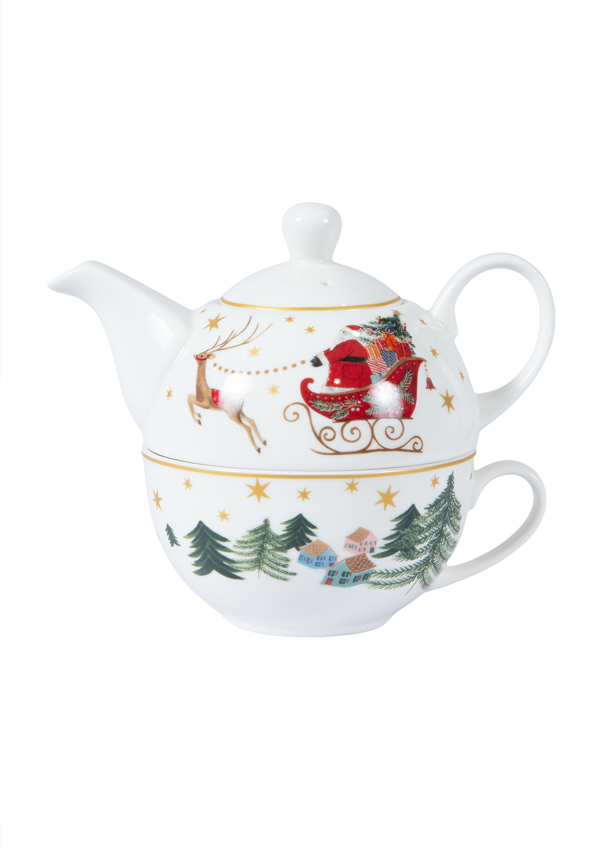 Nostalgia Sleigh Tea For 1