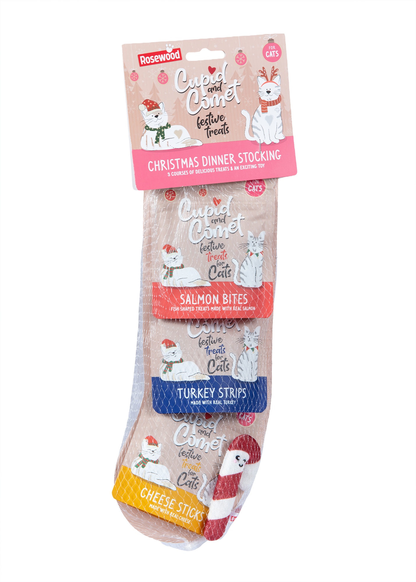 Christmas Dinner Cat Stocking