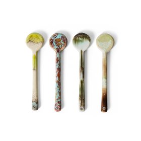 70s Ceramics Spoons Set of 4 by HKLIVING