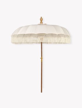 Summerleaze Parasol in White