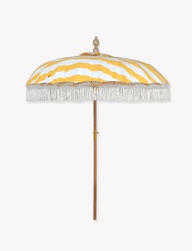 Yellow Stripe Garden Parasol