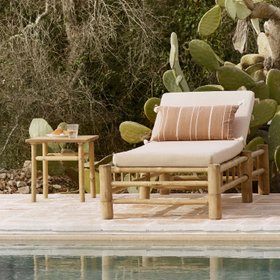 Tine K Bamboo Sun Lounger