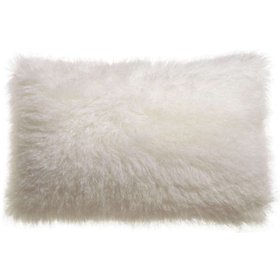 Betani Shaggy White Cushion