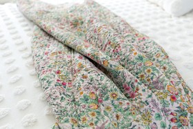 French Bedroom_Wildflower Quilted Bedspread_£150