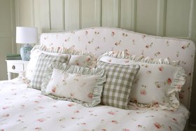 Nostalgic Rose Boudoir Ruffle Cushion