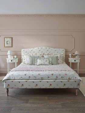 French Bedroom_Nostalgic Rose Ruffle Bed_£1395
