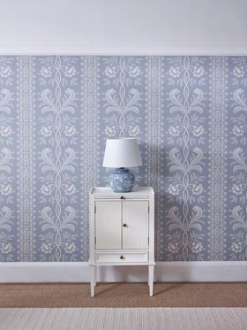 French Bedroom_Gustavian White Bedside Cabinet_£495