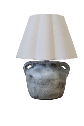 French Bedroom_Pair of Bijou Bisous Lamps in Mottled Potter_£155