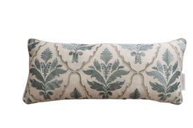 French Bedroom_Embroidered Trellis Boudoir Cushion_£55