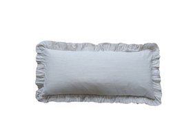 French Bedroom_Ruffles & Lines Long Lumbar Cushion_£80