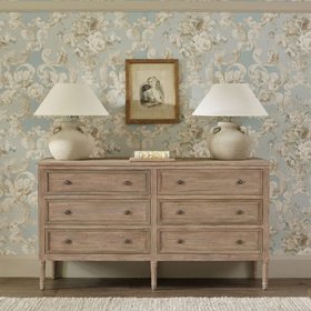 French Bedroom_Clair de Lune Perle Double Chest of Drawers_£1295