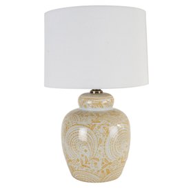 French Bedroom_Sunwashed Ochre Table Lamp_£145
