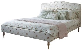 French Bedroom Nostalgic Rose Ruffle Bed_£1395