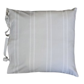 French Bedroom_Odette Oatmeal Square Cushion Cover, Pair_£60