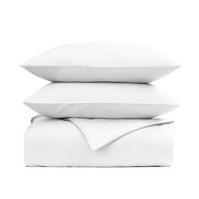 French Bedroom_The Sleep 400 Sateen White Bed Linen Set_£80