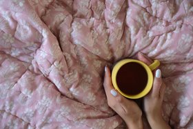 French Bedroom_La Vie en Rose Quilt_£95