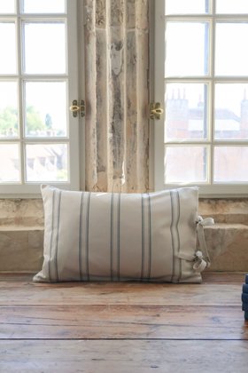 French Bedroom_Florence French Blue Boudoir Cushion Cover_£34