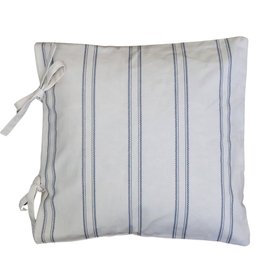 French Bedroom_Florence French Blue Square Cushion Cover_£34