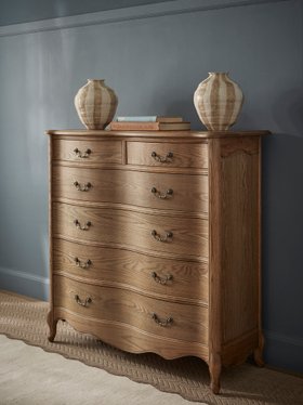 French Bedroom_Love Story Curved 6-Drawer Chest_£1395